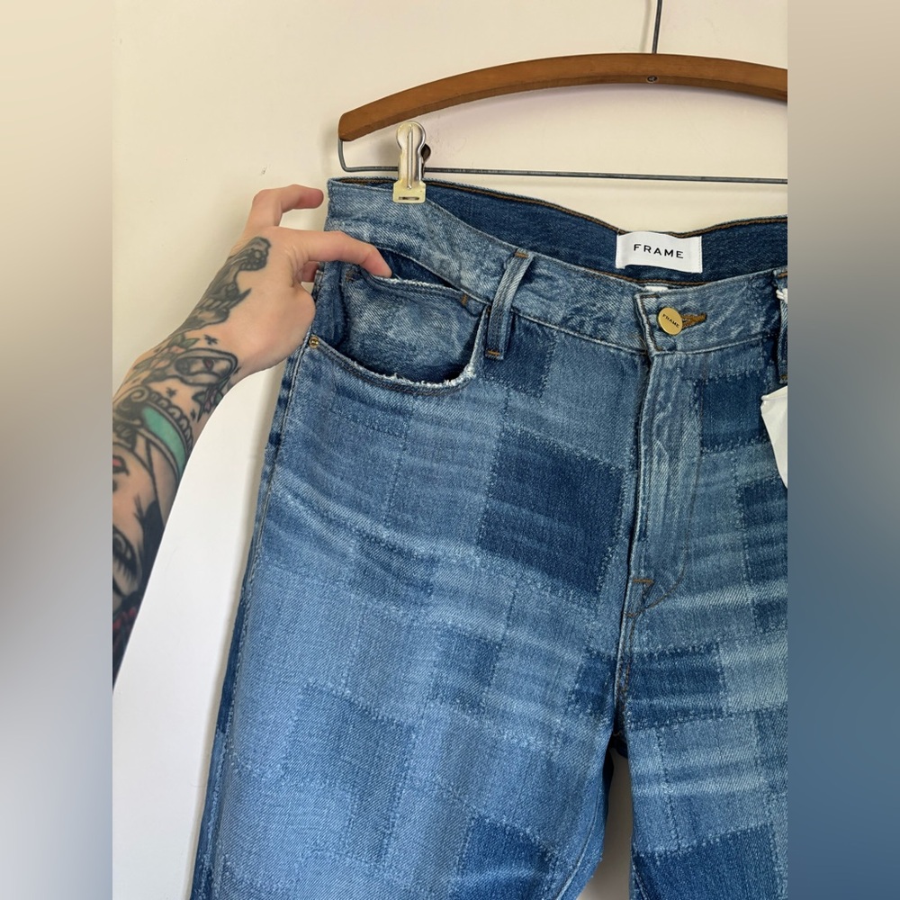 FRAME Le High Straight Patchwork jeans - Picture 8 of 10